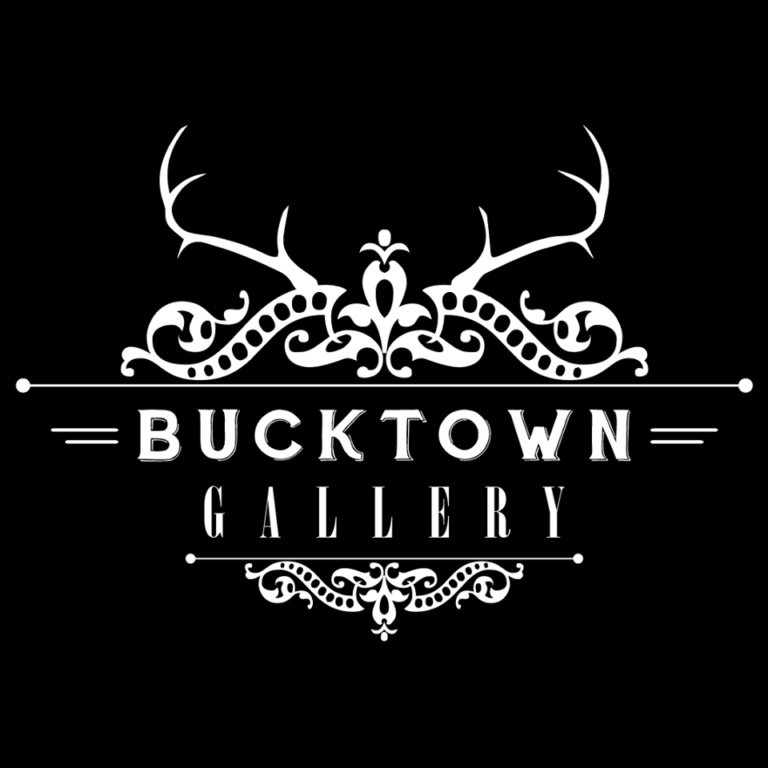 Bucktown Gallery Logo Black 768x768